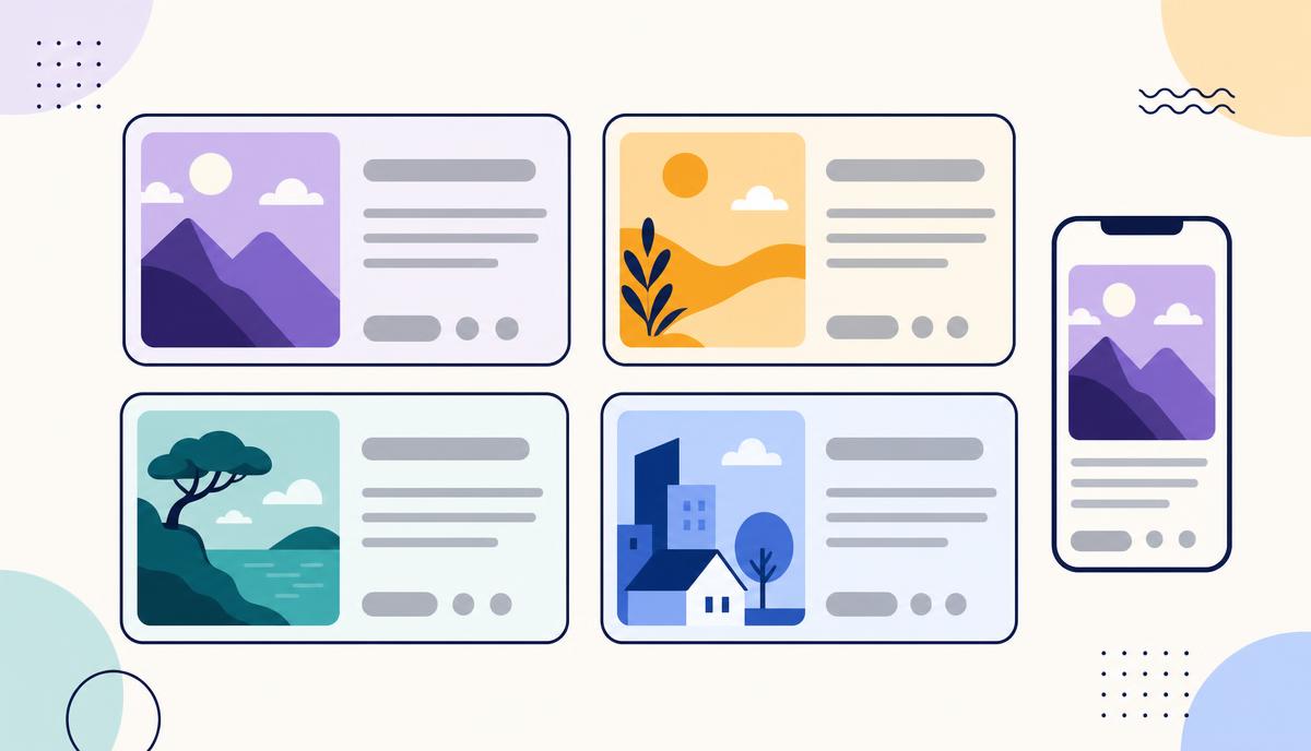 Illustration of a simple weekly social media posting plan